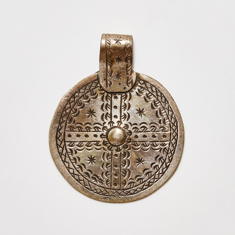 Coptic Ethiopia // Large Silver Cross Pendant