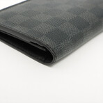 Louis Vuitton Damier Graphite Portefeuille Brazze Wallet // Black