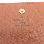 Louis Vuitton Monogram Porto Monnaie Carte Credit Compact Wallet // Brown