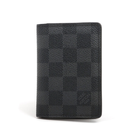 Louis Vuitton Damier Graphite Organizer De Poche Card Case // Black