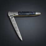 Damascus Pocket Folding Knife // 2015