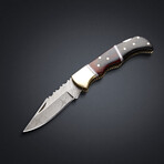 Damascus Folding Knife // 7805