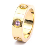 Cartier // 18k Rose Gold Love Sapphire Ring // Ring Size: 4.5 // Store Display