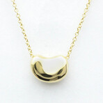 Tiffany & Co. // 18k Yellow Gold Bean Necklace // 16.14" // Store Display