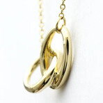Tiffany & Co. // 18k Yellow Gold Double Loop Necklace // 15.94" // Store Display