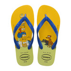 Simpsons Sandal // Yellow, Blue (Men's US Size 7/8)