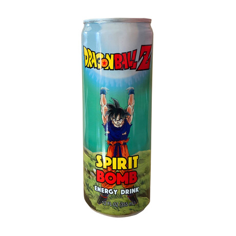 Spirit Bomb Energy Drink // 12 Cans // 12 oz Each