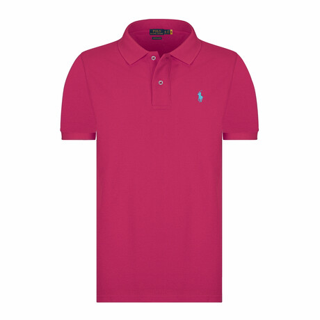 Short Sleeve Polo // Pink (S)