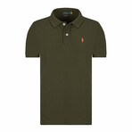 Short Sleeve Polo // Olive Green (S)