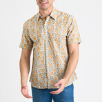 Prat Short Sleeve Button-Up // Citrus Floral (XL)