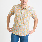 Prat Short Sleeve Button-Up // Citrus Floral (XL)