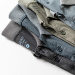 Sport Polo 4 Pack // Sage + Gray + Dusty Blue + Clearwater Blue (S)