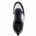2'S Studio Garda Leather Low Top Sneaker // Navy + White (US: 11)