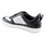2'S Studio Garda Leather Low Top Sneaker // Navy + White (US: 10.5)