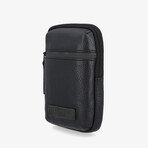 Stockholm Leather Pouch // Black