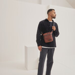 Malmö Leather Shoulder Bag // XS // Cognac