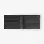 Stockholm Bifold Leather Wallet // Black