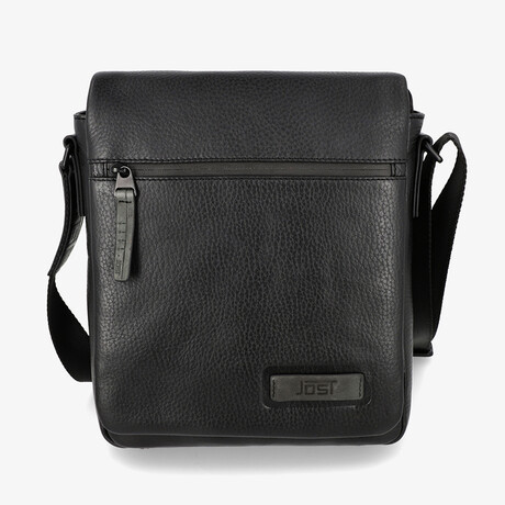 Stockholm Leather Shoulder Bag V2 // S // Black