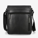 Stockholm Leather Shoulder Bag V2 // S // Black