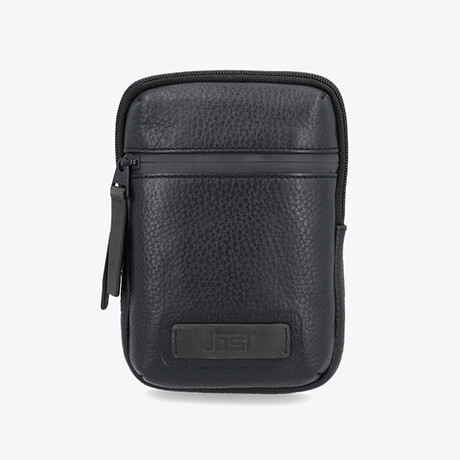 Stockholm Leather Pouch // Black