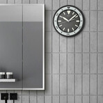 Watch Dial Wall Clock // Silver