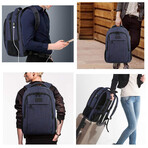 Carry-On Backpack // Style 2 // Blue