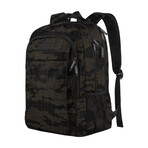 Carry-On Backpack // Green Camo