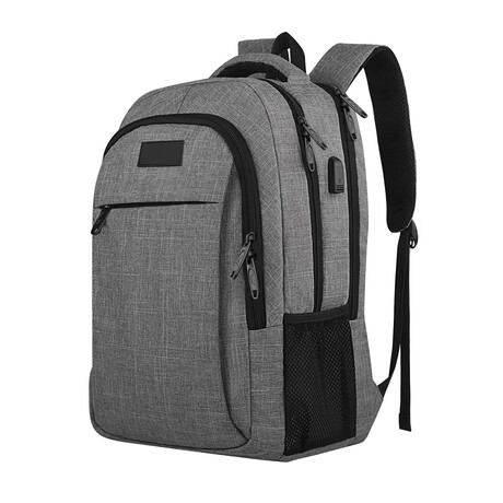 Carry-On Backpack // Gray Check