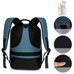 Carry-On Backpack // Style 1 // Blue