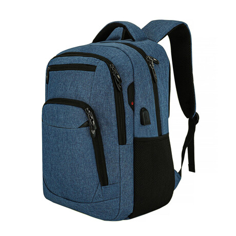 Carry-On Backpack // Style 1 // Blue