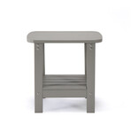Carlo Outdoor Side Table // Neutral (Black)