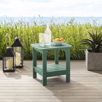 Carlo Outdoor Side Table // Bright Color (Aqua)