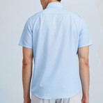 Phoenix Short Sleeve Shirt // Blue Paisley (S)