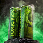 Toxic Rick Energy Drink // 12 Cans // 12 oz Each