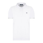 Solid Short Sleeve Polo Shirt // Bright White (XL)