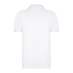 Solid Short Sleeve Polo Shirt // Bright White (M)