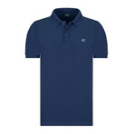 Solid Short Sleeve Polo Shirt // Deep Navy (3XL)