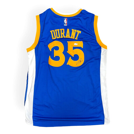 Kevin Durant // Golden State Warriors // Autographed Jersey