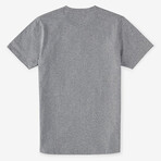 Cotton Stretch Tee // Charcoal Heather (M)