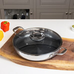 DiamondClad by Livwell // 14” Hybrid Nonstick Everything Pan