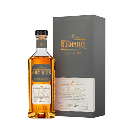 Bushmills Single Malt 21 Year Old Irish Whiskey // 750 ml