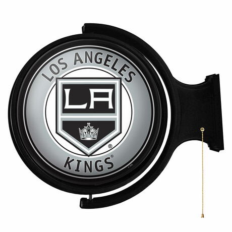 Los Angeles Kings: Original Round Rotating Lighted Wall Sign
