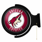 Arizona Coyotes: Original Round Rotating Lighted Wall Sign