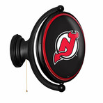 New Jersey Devils: Original Oval Rotating Lighted Wall Sign