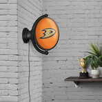 Anaheim Ducks: Original Oval Rotating Lighted Wall Sign