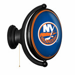 New York Islanders: Original Oval Rotating Lighted Wall Sign