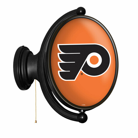 Philadelphia Flyers: Original Oval Rotating Lighted Wall Sign
