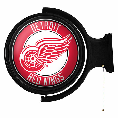 Detroit Red Wings: Original Round Rotating Lighted Wall Sign
