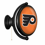 Philadelphia Flyers: Original Oval Rotating Lighted Wall Sign