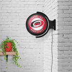 Carolina Hurricanes: Original Round Rotating Lighted Wall Sign